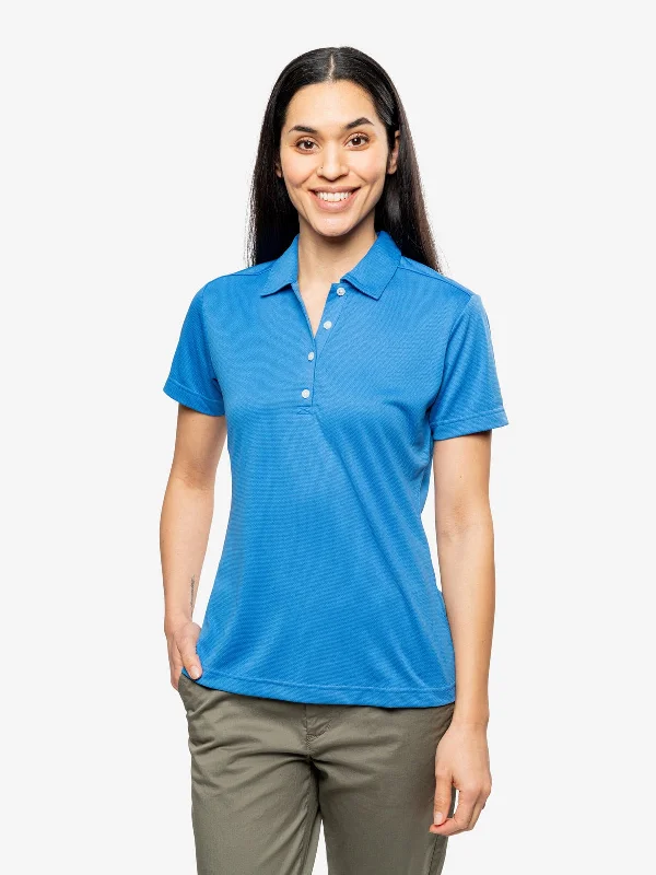 fitted polo shirts for outdoor sports -Insect Shield Women's Airflow Short Sleeve Polo Shirt