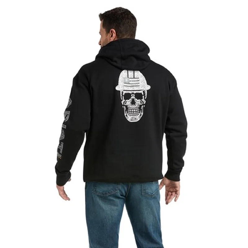 men's performance hoodies -Ariat Men's Rebar Roughneck Pullover Hoodie