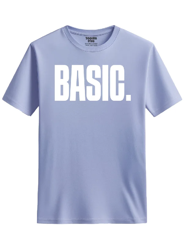 trendy printed t-shirts -Basic Quote Plus Size T-Shirt