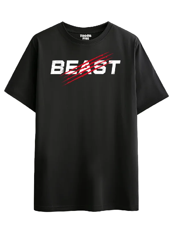 men's urban style t-shirts -Beast Mode Gym T-Shirt