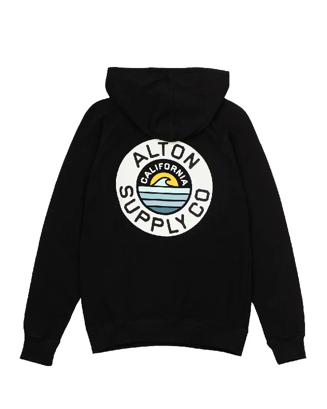 trendy hoodies for men -Best Coast Pullover Hoodie