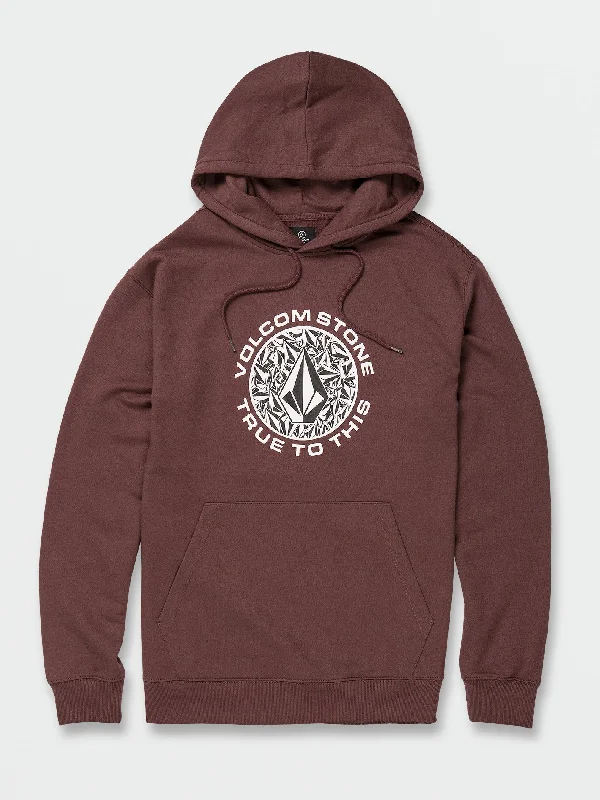 men's outdoor sweatshirts -True To This Pullover Hoodie - Mahogany