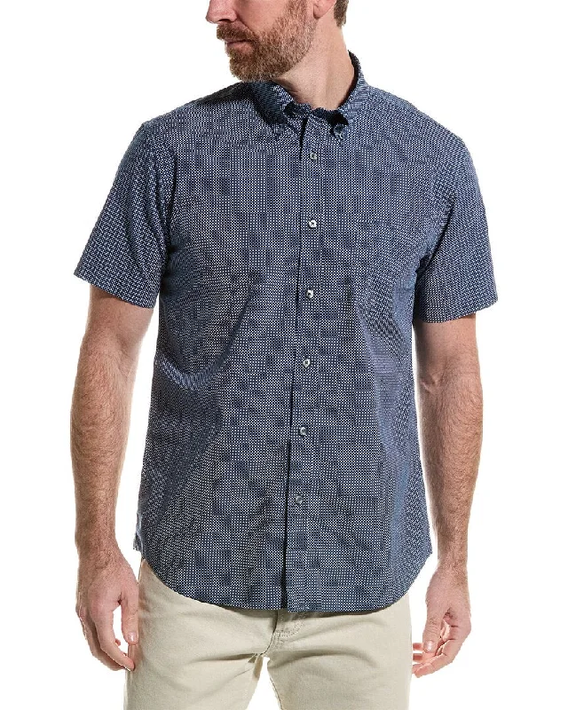 athletic t-shirts for men -Brooks Brothers Poplin Regular Fit Woven Shirt