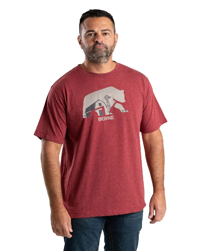 summer-ready t-shirts for men -Big Bear Barn T-Shirt