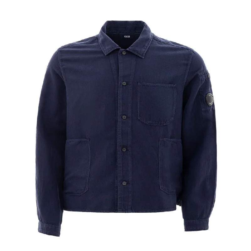 men's fitted casual shirts -C.P. Company  Cotton Men's Shirt