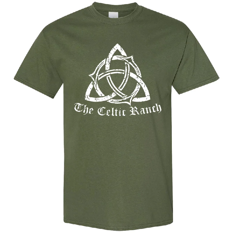 slim fit t-shirts for men -Celtic Ranch Trinity Knot T-Shirt