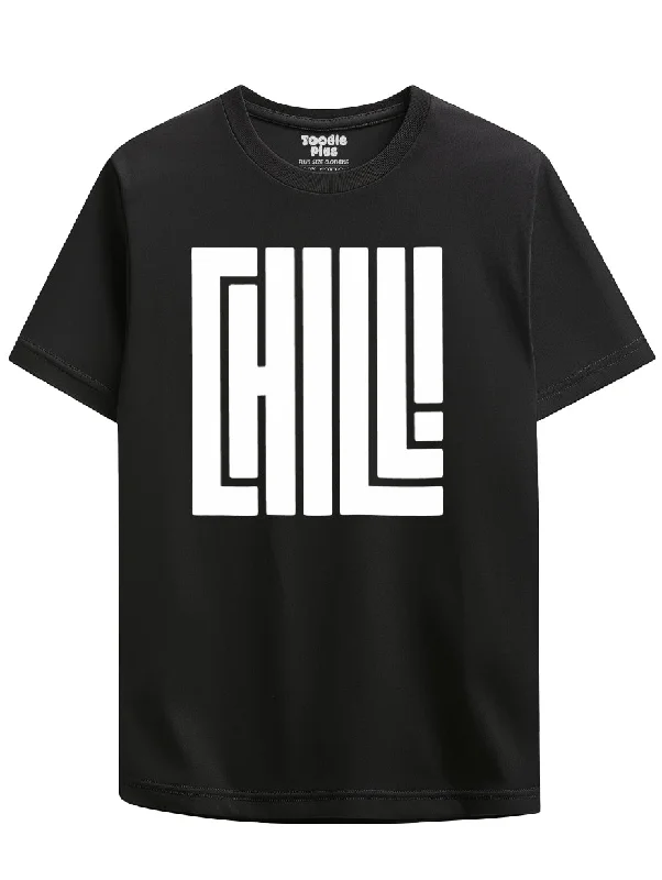 men's simple t-shirts for layering -Chill! Men's T-Shirt