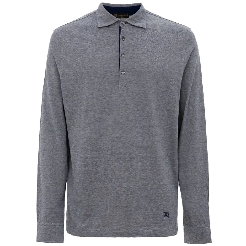 men's regular-fit polo shirts -Corneliani  Cotton Polo Men's Shirt