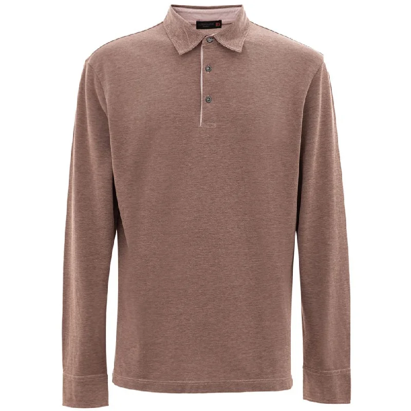 fitted polo shirts for outdoor sports -Corneliani  Cotton Polo Men's Shirt