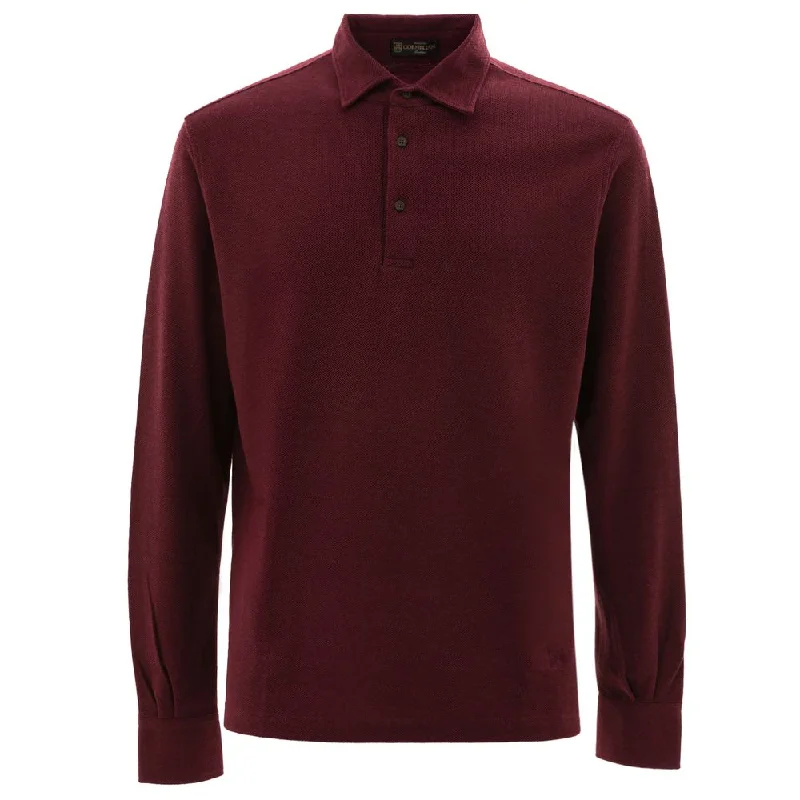 casual golf polo shirts for men -Corneliani  Cotton Polo Men's Shirt