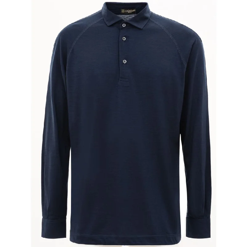 lightweight polo shirts for sports -Corneliani  Wool Vergine Polo Men's Shirt