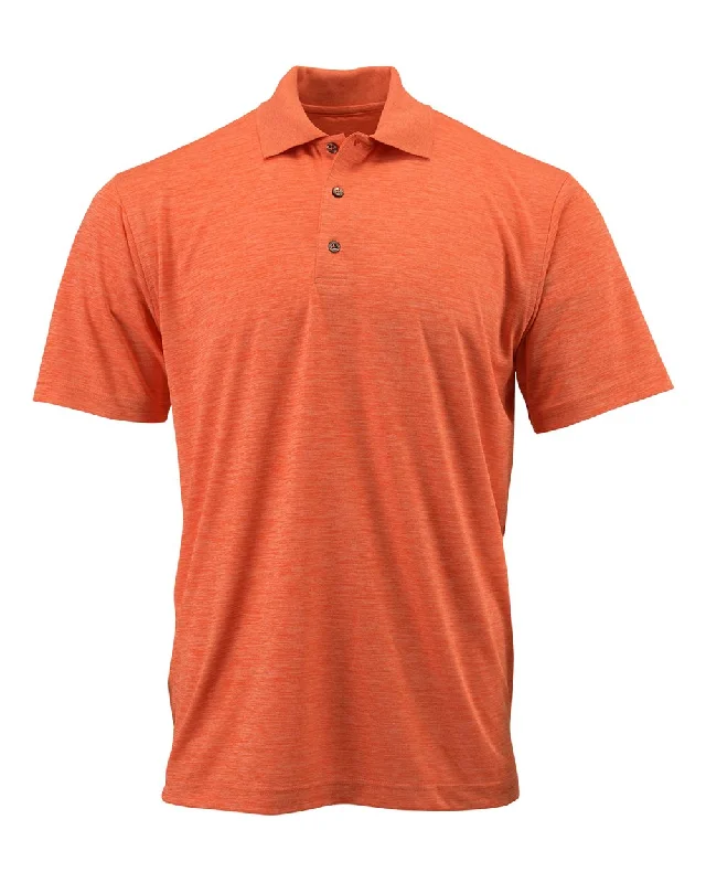 modern fit polo shirts for men -Dakota Striated Heather Polo