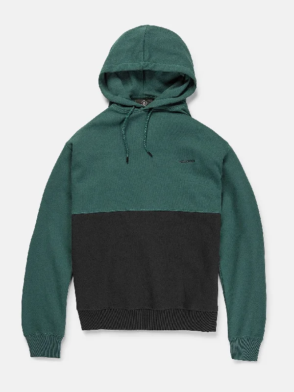 high-quality sweatshirts for men -Divided Hoodie - Ranger Green