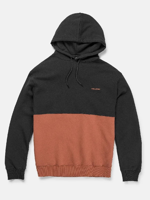 men's hoodies for casual wear -Divided Hoodie - Rust