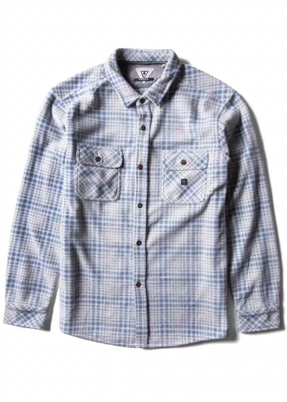 men's modern fit button-up shirts -Eco-Zy Polar Flannel In Dusk