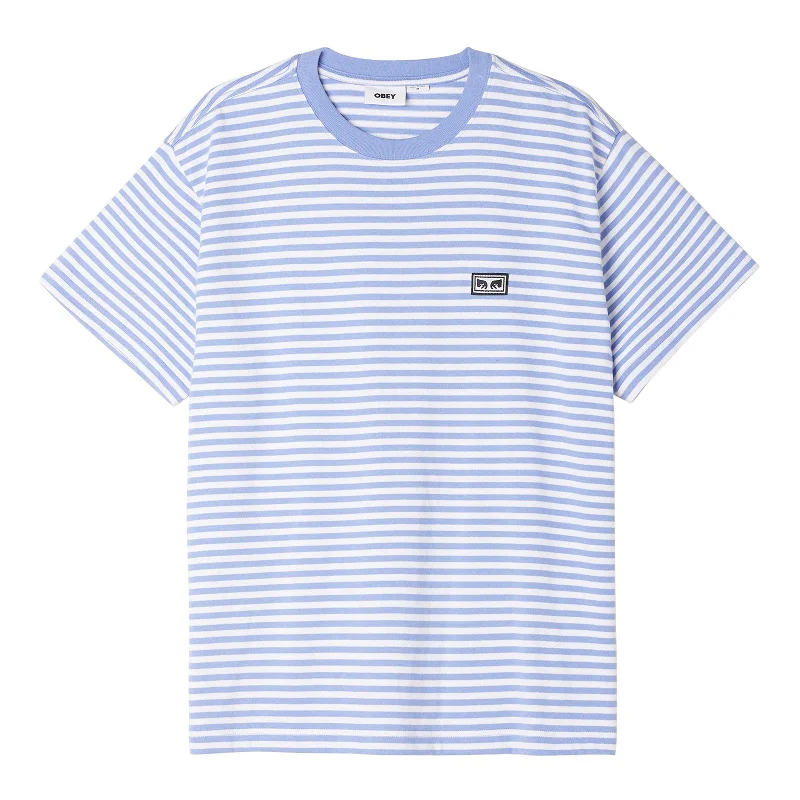 men's t-shirts for casual wear -Established Works Stripe S/S T-Shirt