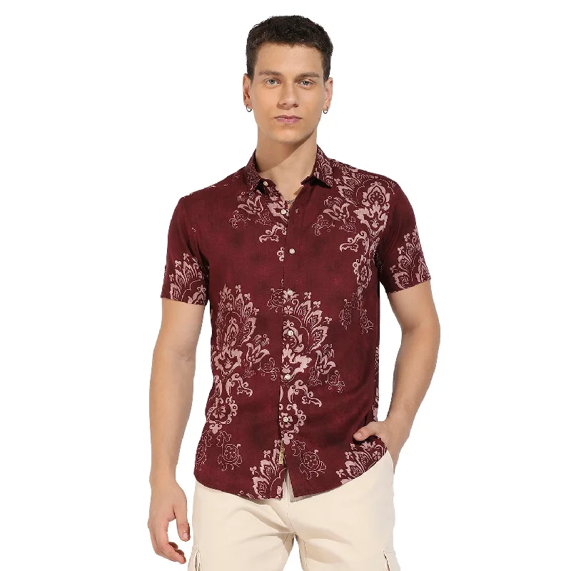 men's patterned shirts -Ethnic Motif Shirt