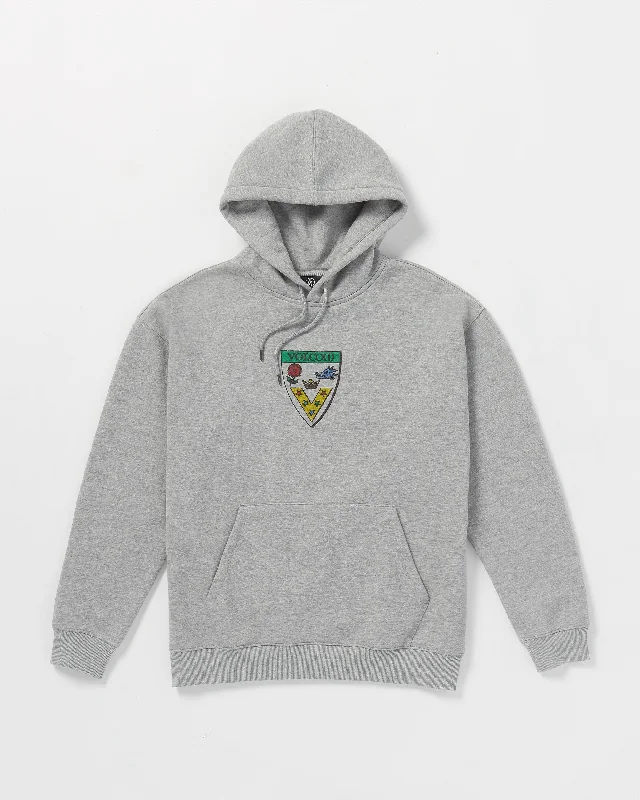 men's hoodies with logo -Fergadelic Pullover Hoodie - Heather Grey