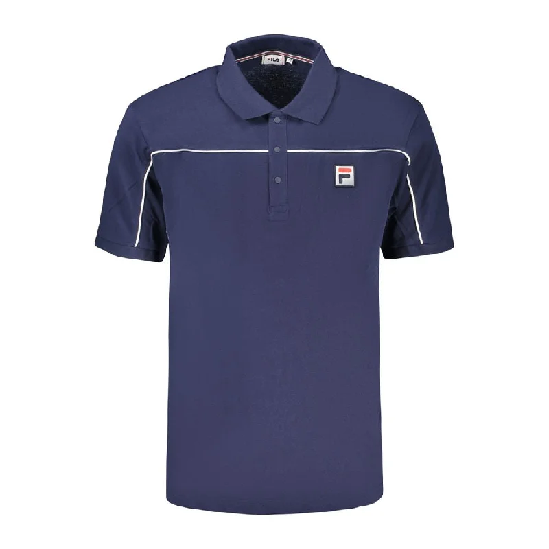 comfortable polo shirts for men -Fila  Cotton Polo Men's Shirt