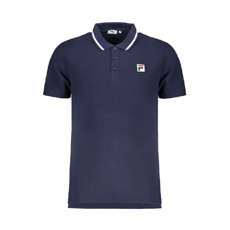 breathable long sleeve polo shirts -Fila  Cotton Polo Men's Shirt