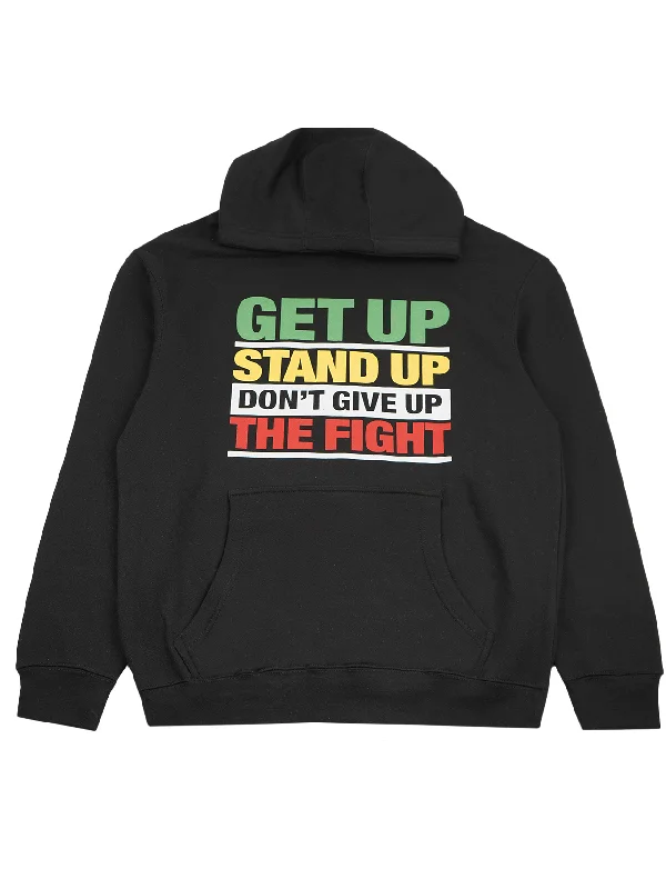 cool sweatshirts for men -Get Up Stand Up Pullover Hoodie