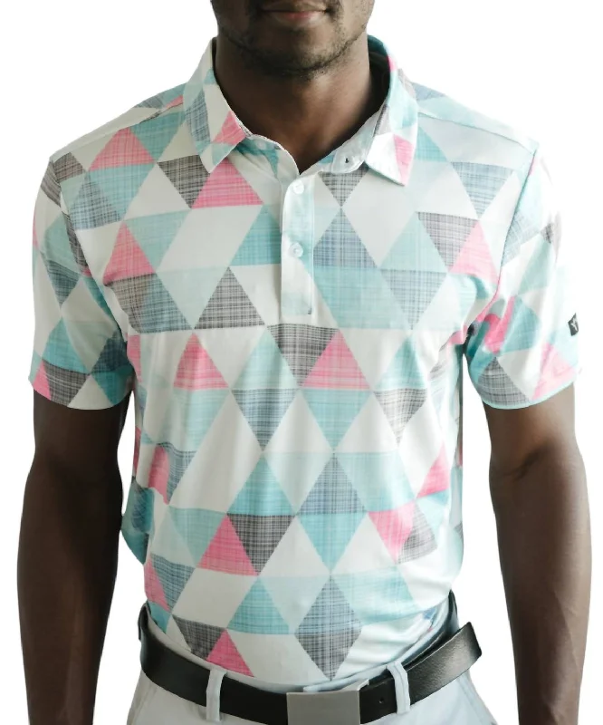 stylish plain polo shirts for men -Golf Polo In Vintage King