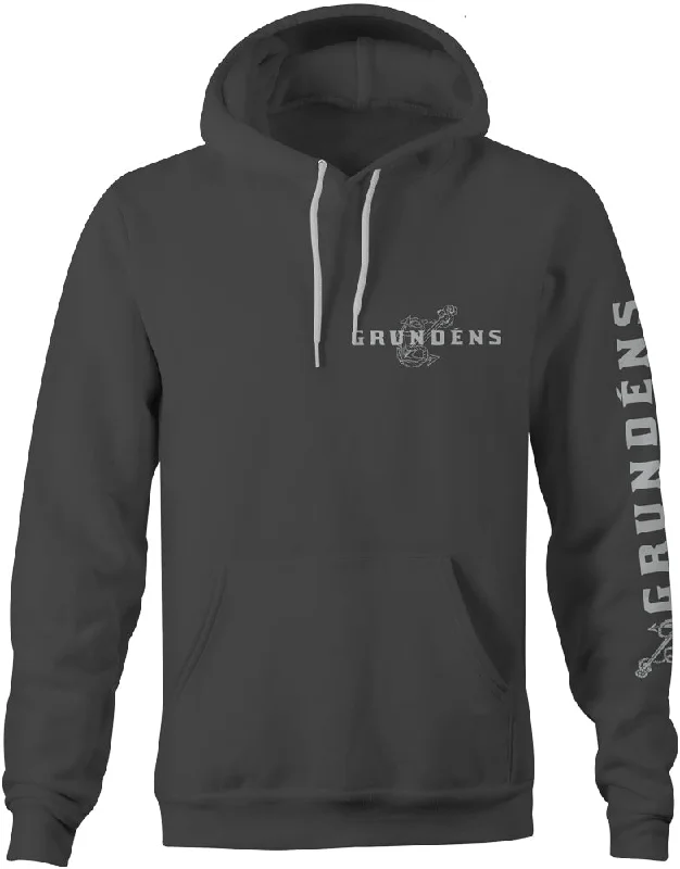 seasonal hoodies for men -Grundens Men's Mermaid Graphic Pullover Hoodie