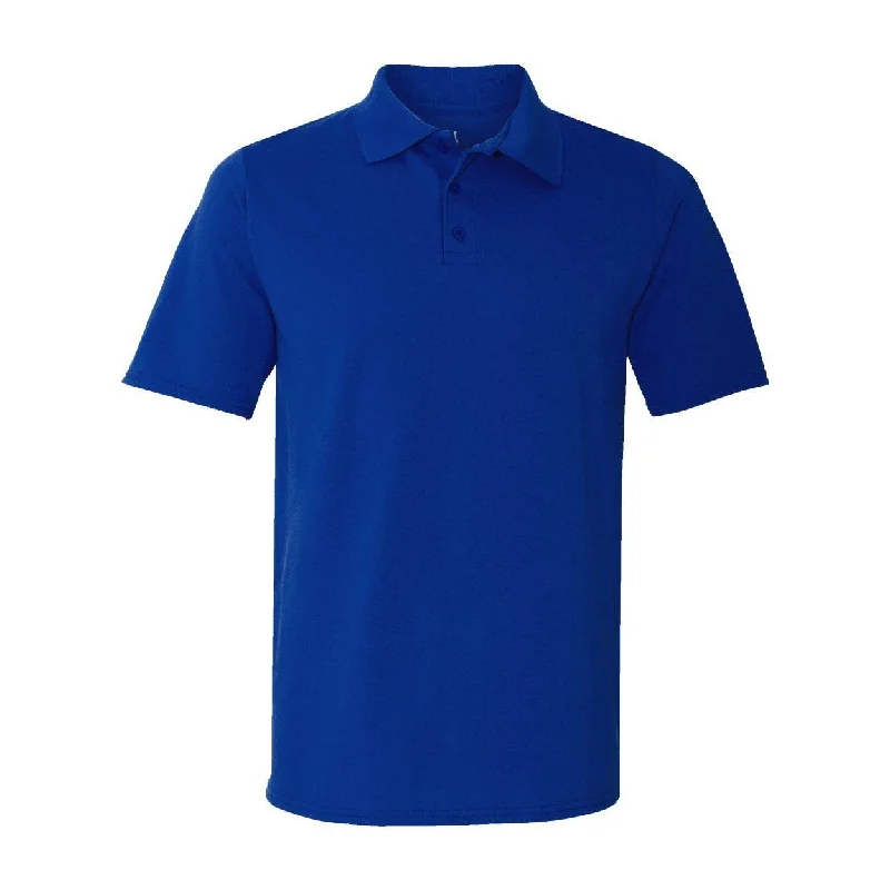 men's polo shirts with designs -Hanes X-Temp Piqu Polo with Fresh IQ