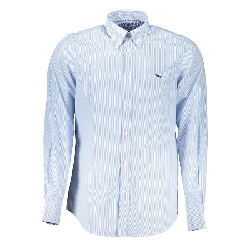 men's long-sleeve dress shirts -Harmont & Blaine  Cotton Men's Shirt