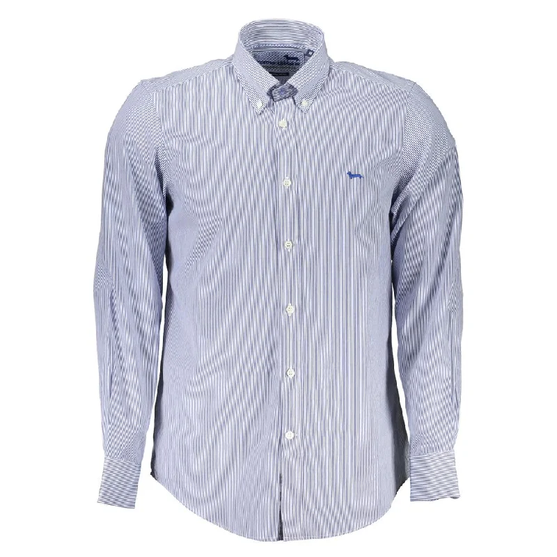 stylish button-up shirts for men -Harmont & Blaine  Cotton Men's Shirt