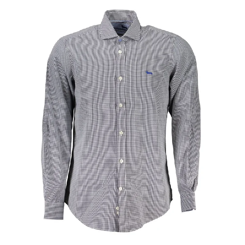 men's fitted shirts -Harmont & Blaine  Cotton Men's Shirt