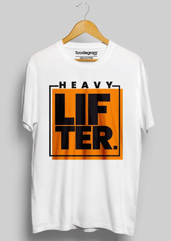 men's printed t-shirts -Heavy Lifter Gym T-Shirt