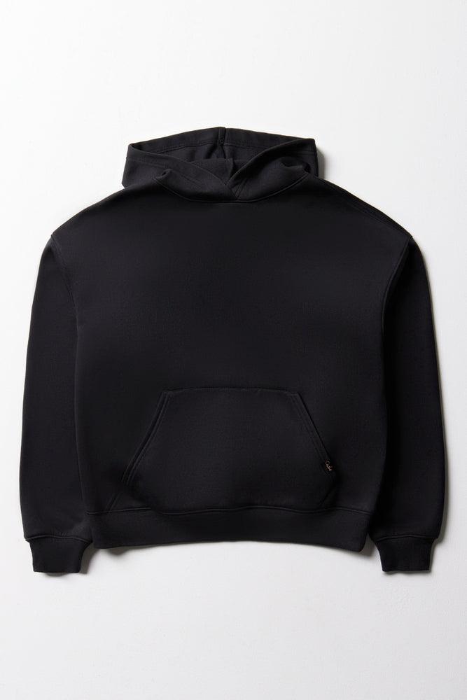 cozy sweatshirts for men -Hoodie Black