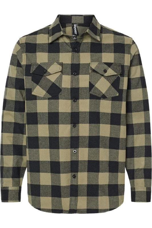 men's soft cotton t-shirts -Independent Trading Co. Flannel Shirt