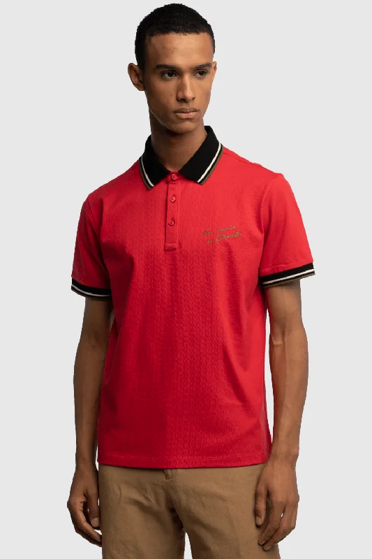 men's slim-fit polo shirts -Inimigo Revival Polo