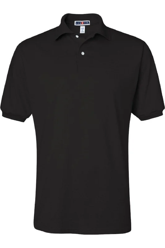 slim fit pique polo shirts for men -JERZEES SpotShield 50/50 Polo