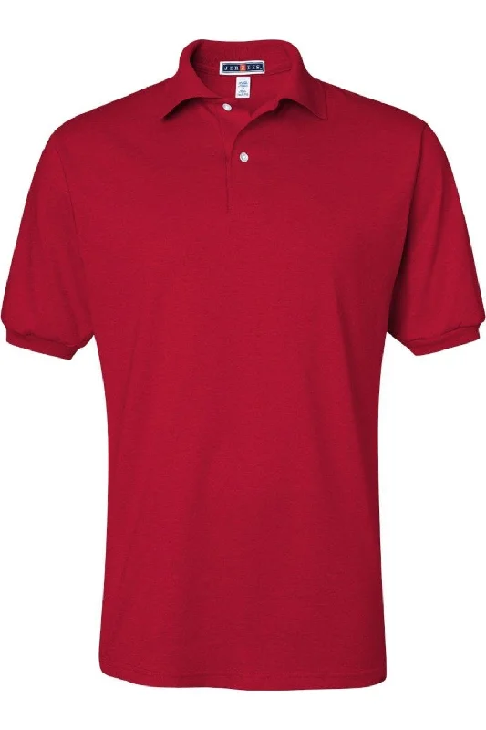 men's casual fit polo shirts -JERZEES SpotShield 50/50 Polo