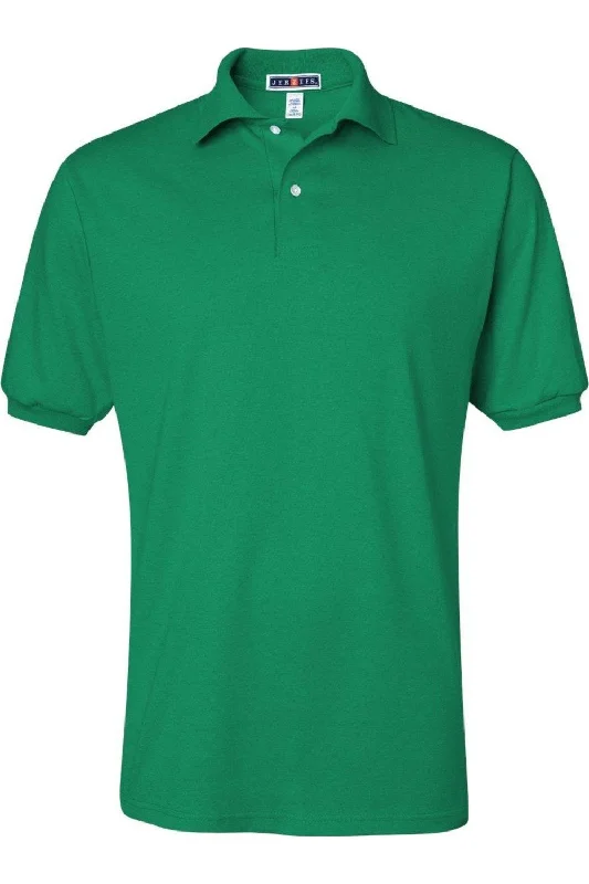 vibrant long sleeve polo shirts -JERZEES SpotShield 50/50 Polo