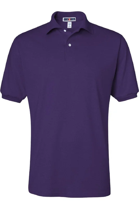 casual pique polo shirts for men -JERZEES SpotShield 50/50 Polo