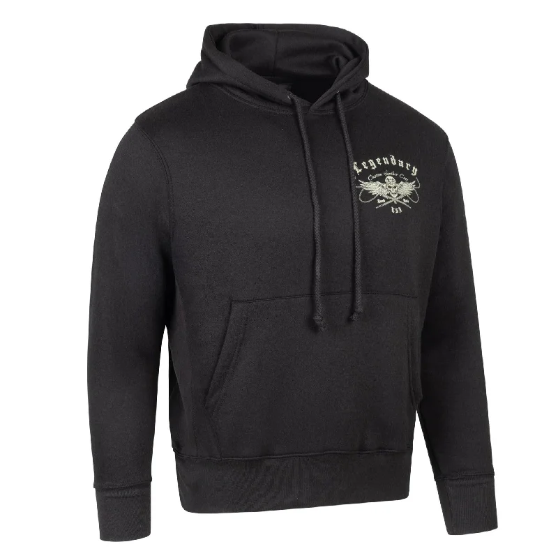 hoodies with slogans for men -Legendary 'Custom Cuts' Best Damn Motorcycle Hoodie