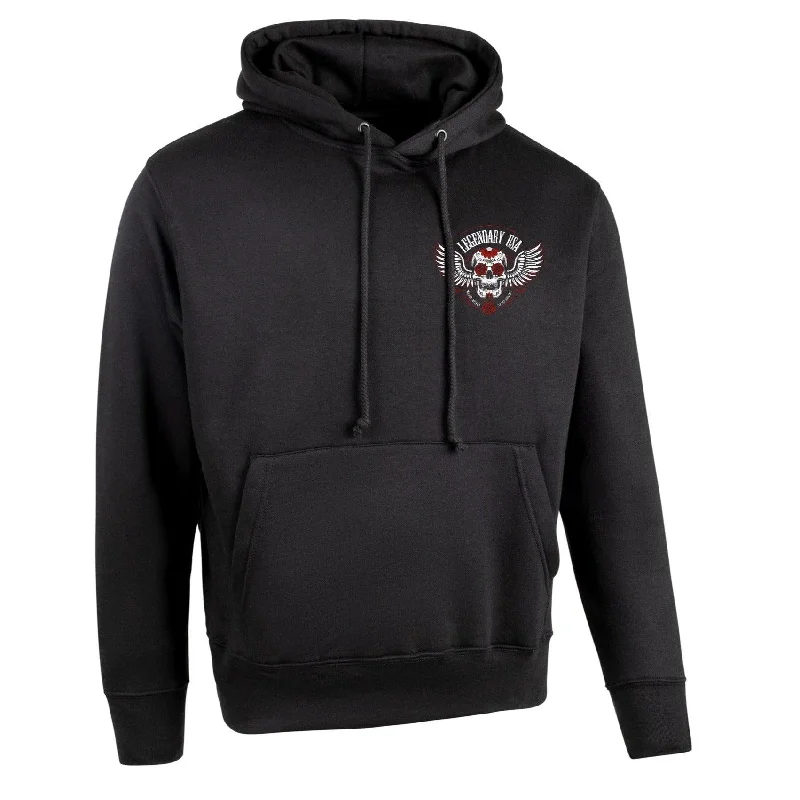 custom hoodies for men -Legendary 'Brawler' 8.3 Oz Motorcycle Hoodie