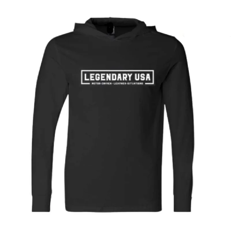 men's comfortable sweatshirts -Legendary 'Booty Call' Light Weight Motorcycle Hoodie