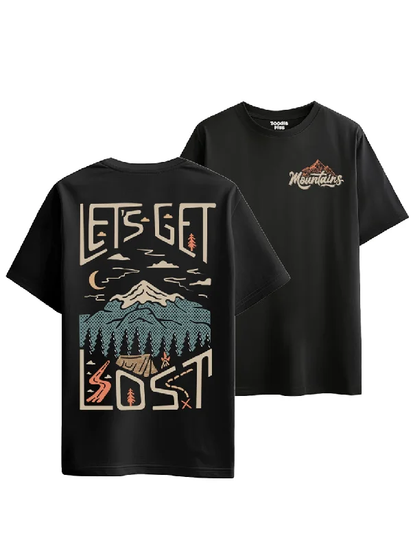 men's holiday-themed t-shirts -Let's Get Lost Plus Size T-shirt