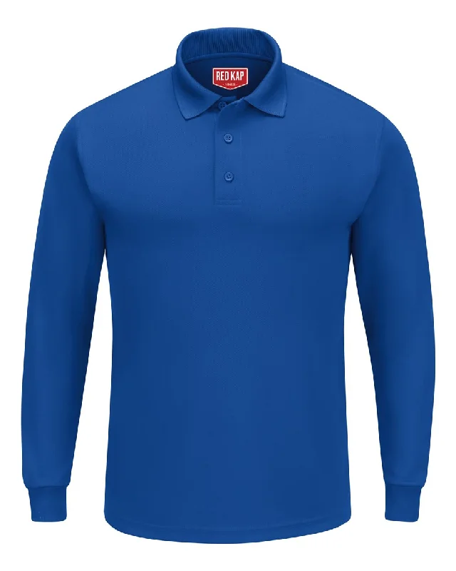 men's polo shirts for golf tournaments -Long Sleeve Performance Knit Polo