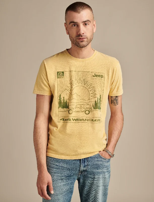 vintage graphic tees for men -Lucky Brand Men's Jeep Explorer