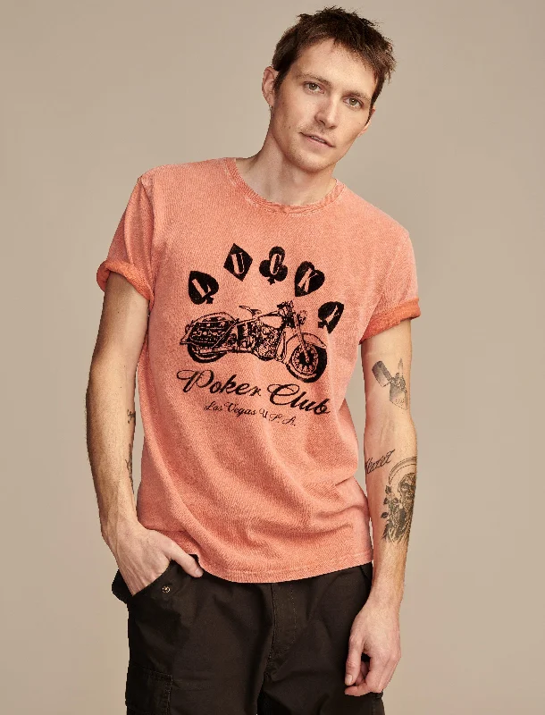 basic t-shirts for men -Lucky Brand Men's Lucky Poker Club