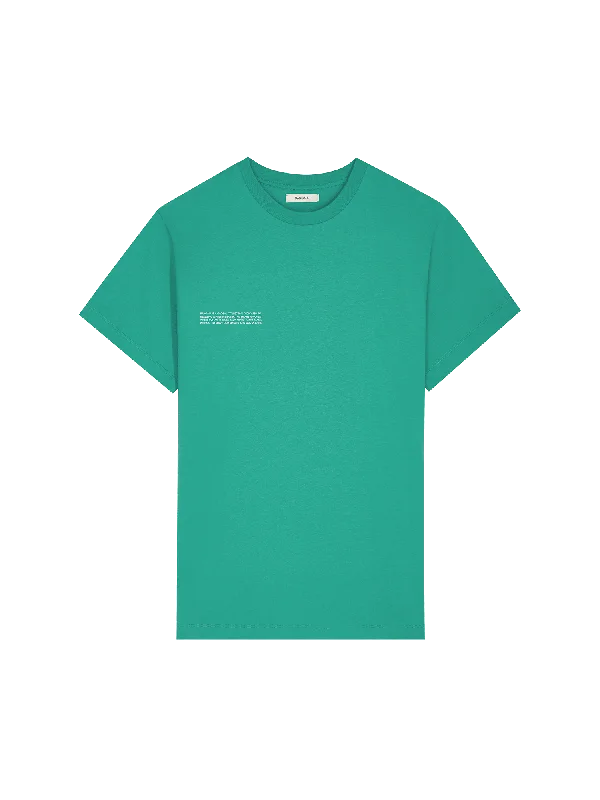 men's basic round neck t-shirts -Mens 365 Midweight T-Shirt—mangrove-turquoise