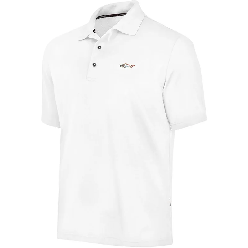 men's cotton blend polo shirts -Mens Collared Wicking Polo