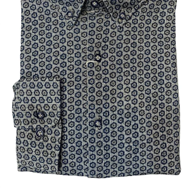 men's travel shirts -Men's Daniel Jp Shirt In Monochrone