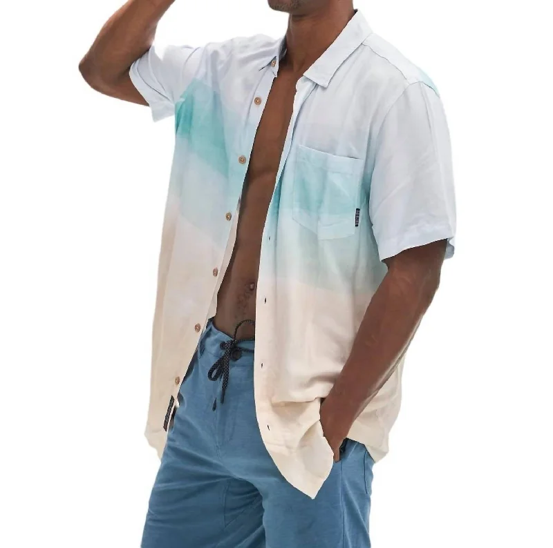 men's dress shirts with cuffs -Men's Nighthawk Button Up Shirt In Full Canvas